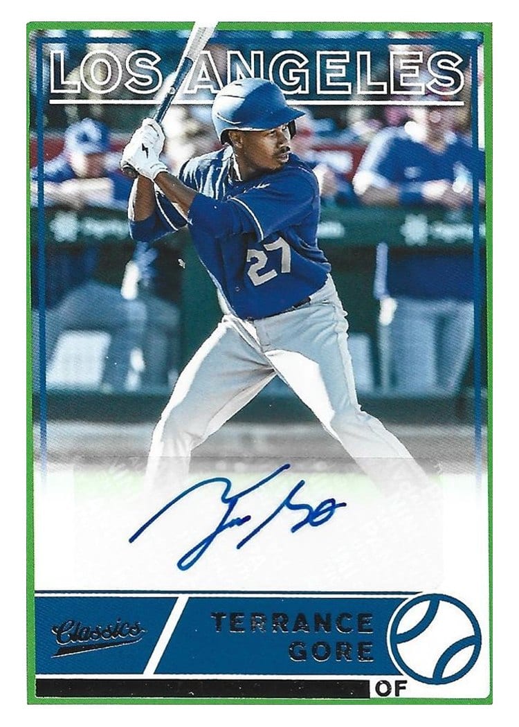 2020 Panini Chronicles Classics Autographs Terrance Gore #CA-TG card