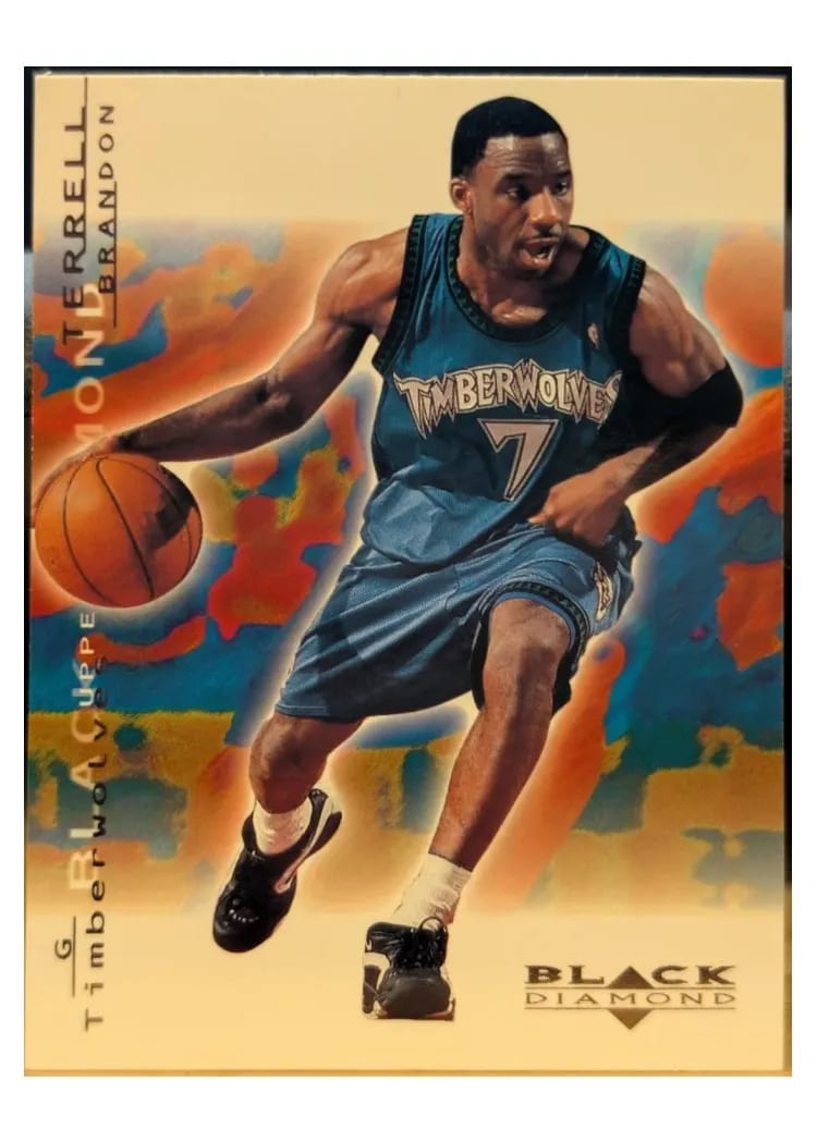 2000 Upper Deck Black Diamond Terrel Brandon #49 card