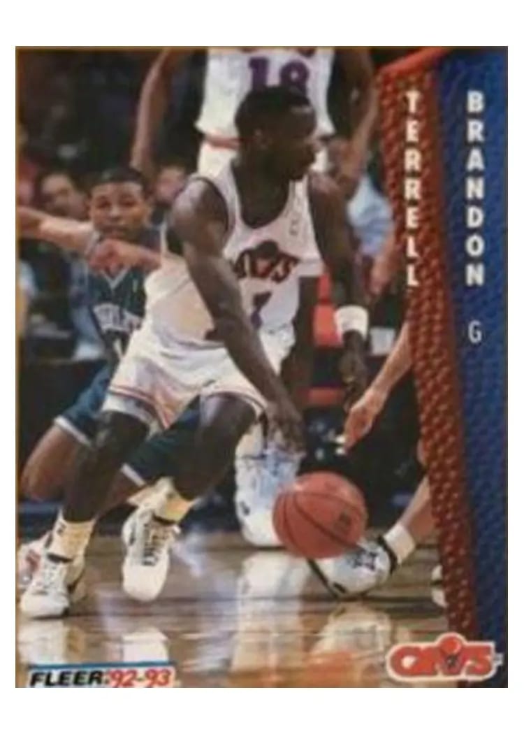 1992 Fleer Terrell Brandon #39 card