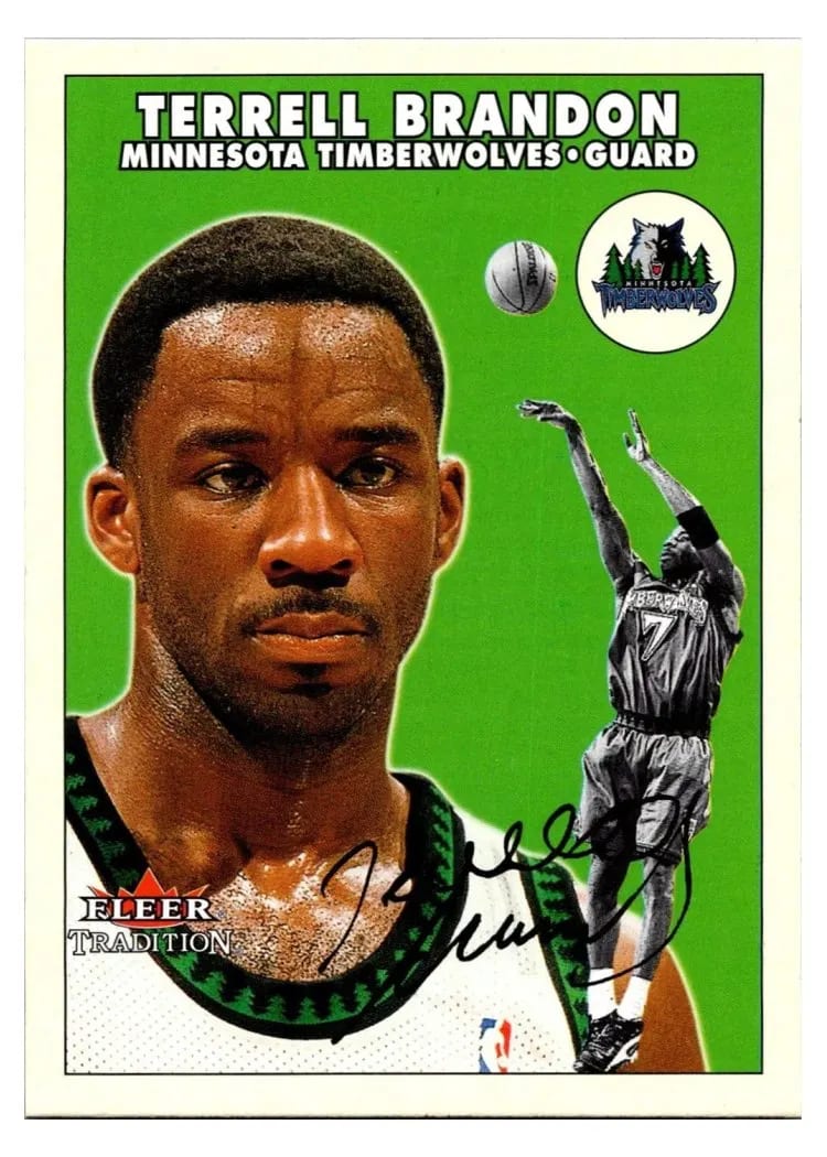 2000 Fleer Tradition Terrell Brandon #84 card