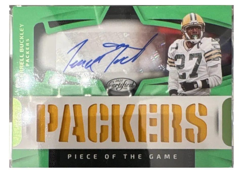 2025 Panini Certified Piece of the Game Signature Terrell Buckley #POGS-TBY card