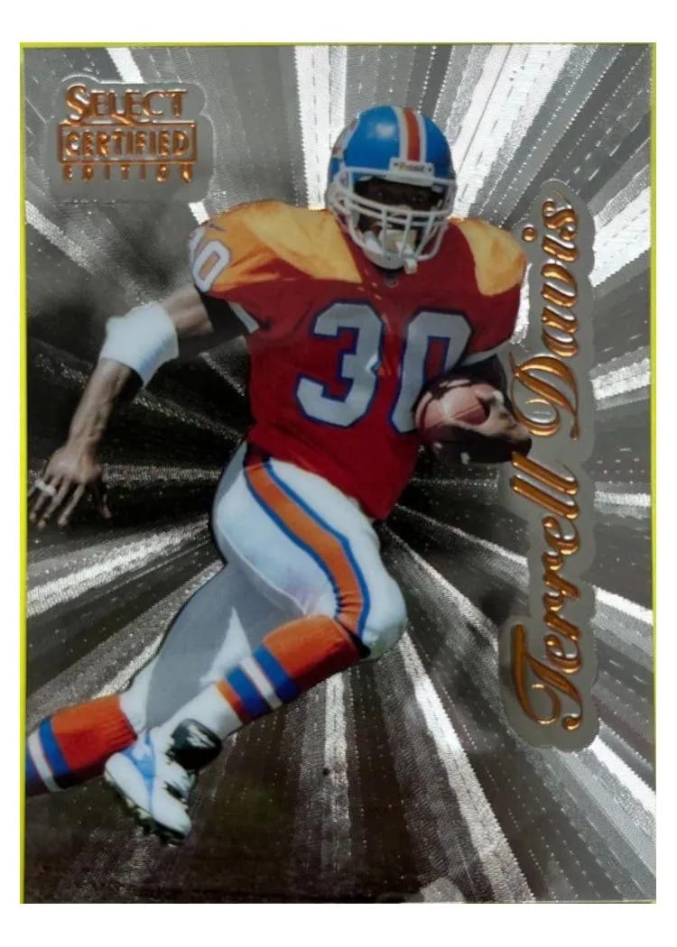 1996 Select Certified Terrell Davis #41 card