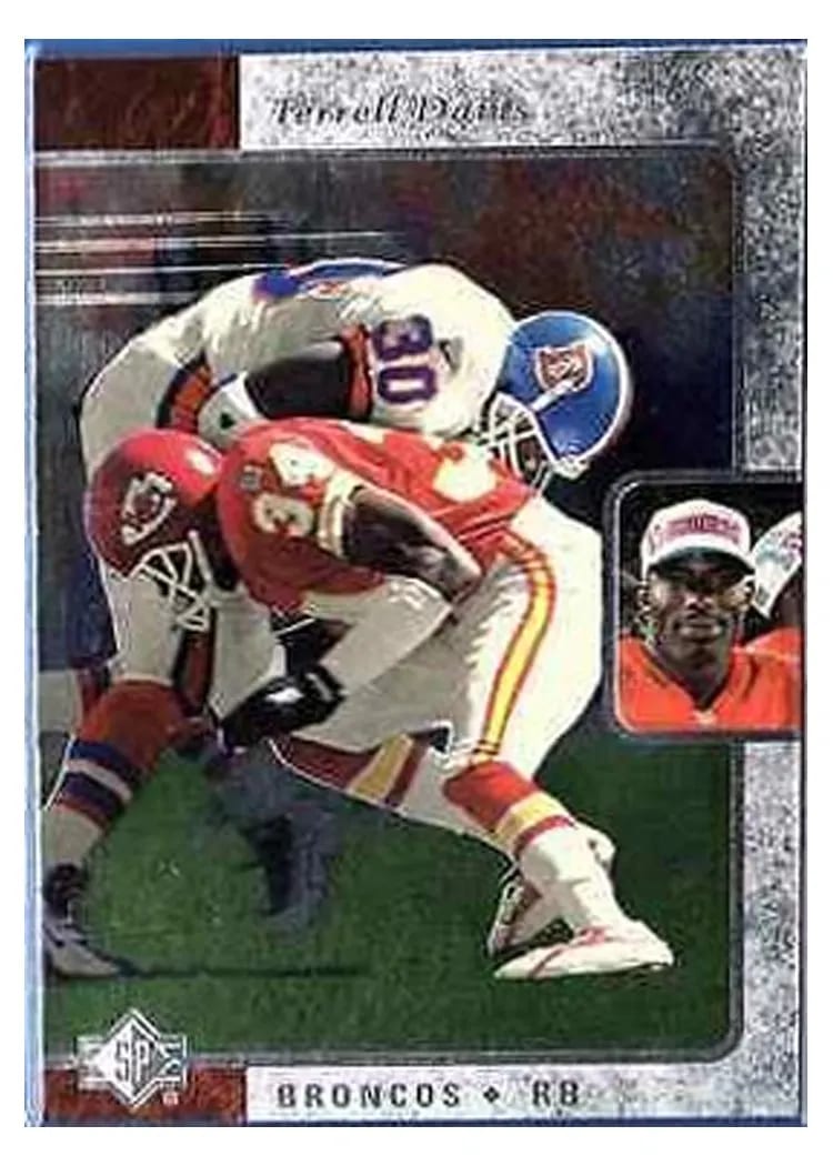 1996 SP Terrell Davis #100 card