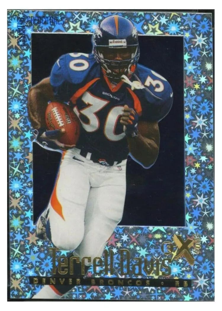 1997 Skybox E X2000 Terrell Davis #38 card
