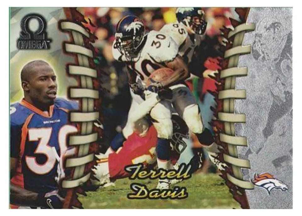 1998 Pacific Omega Terrell Davis #67 card