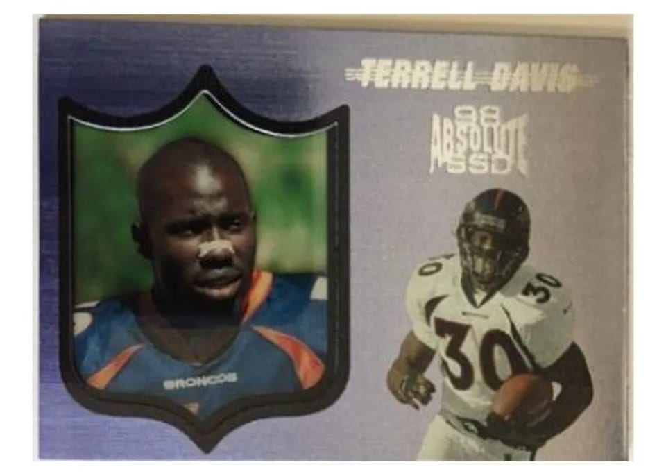 1998 Playoff Absolute Terrell Davis #4 card