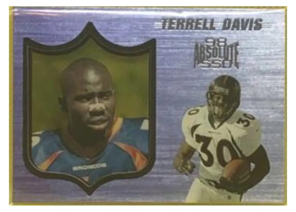 1998 Playoff Absolute Terrell Davis #4 card