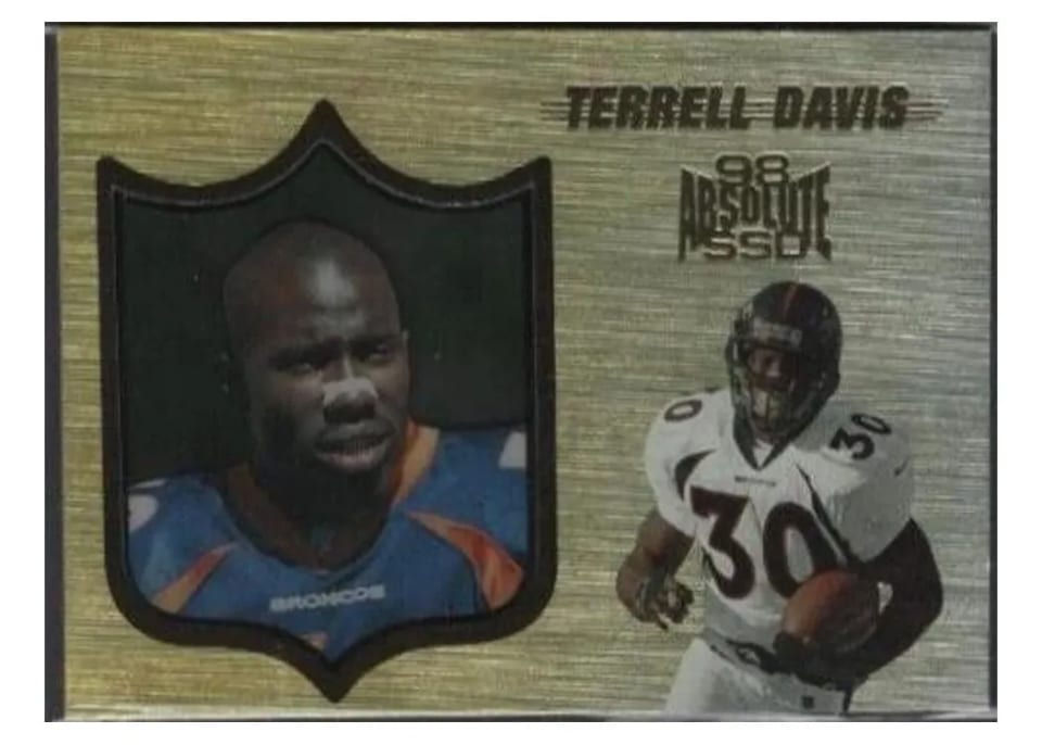 1998 Playoff Absolute Terrell Davis #4 card