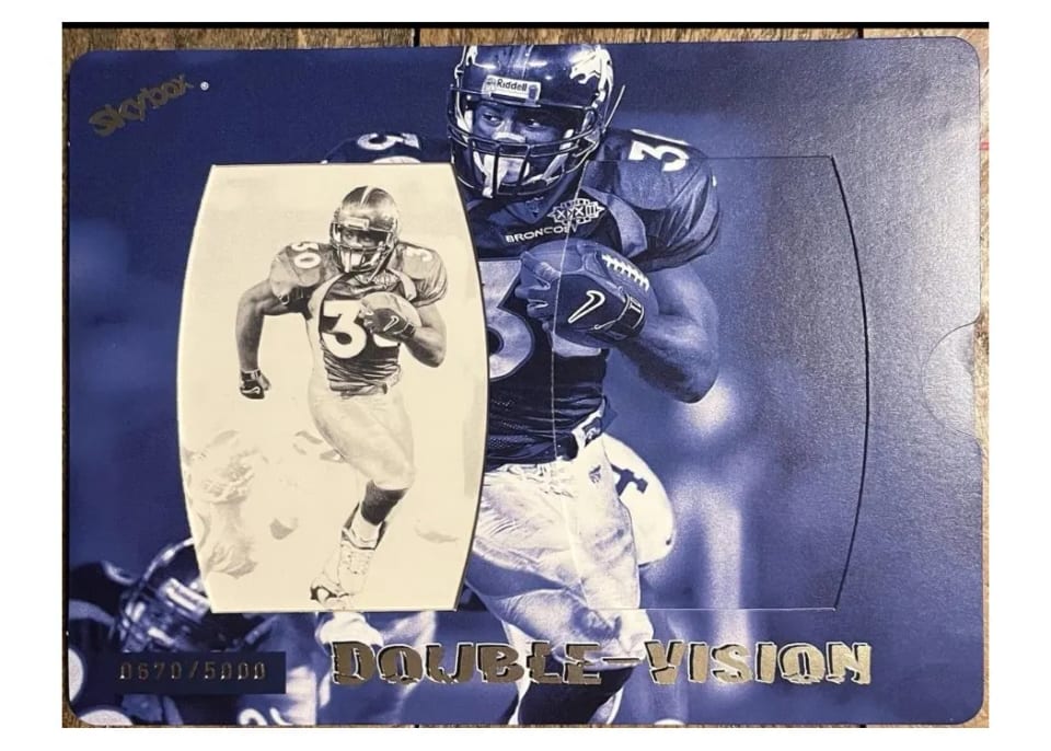 1998 Skybox Double Vision Terrell Davis #5 card
