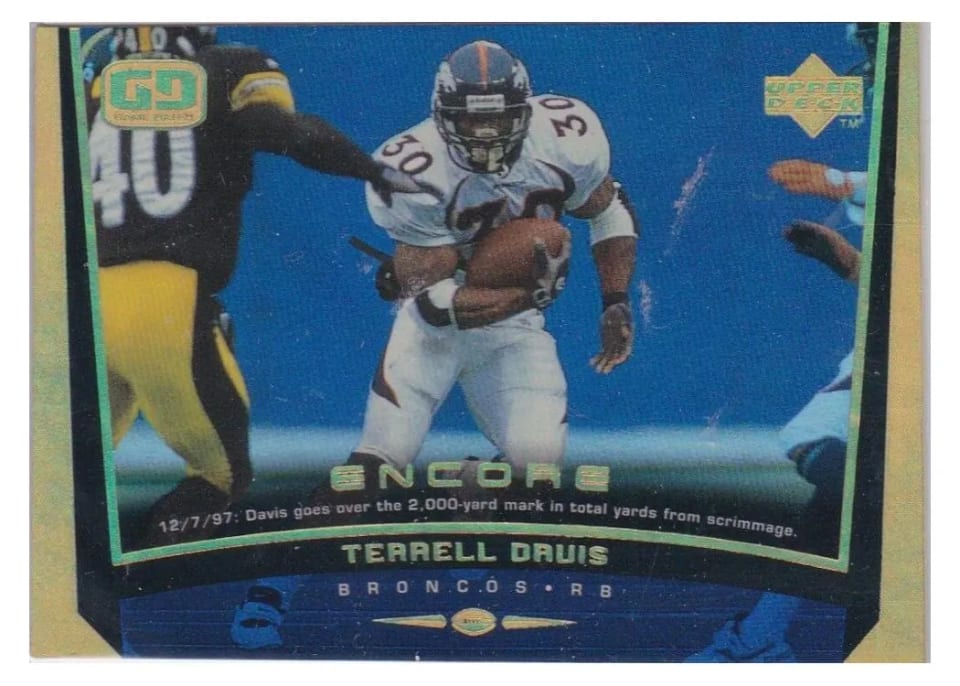1998 Upper Deck Encore Terrell Davis #63 card
