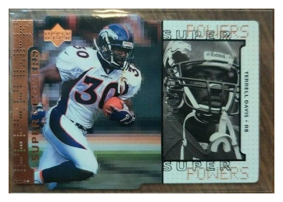 1998 Upper Deck Super Powers Terrell Davis #S30 card