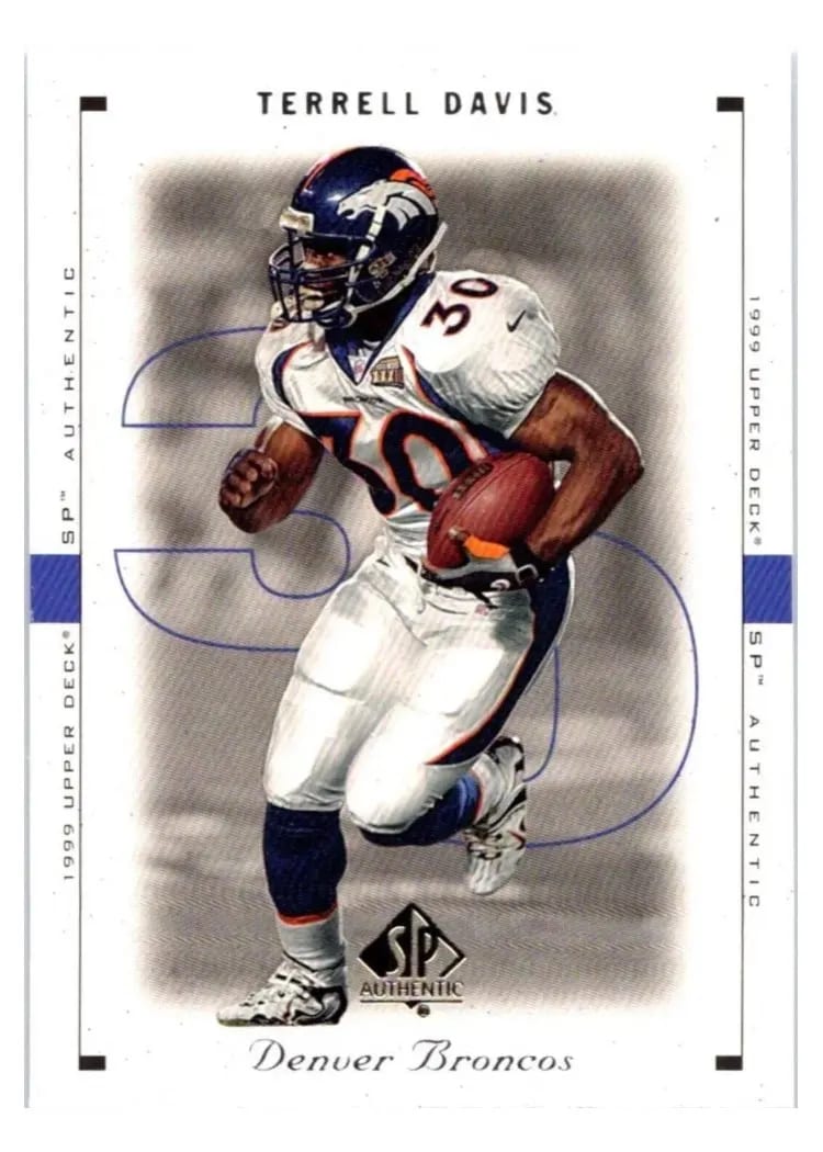 1999 SP Authentic Terrell Davis #24 card