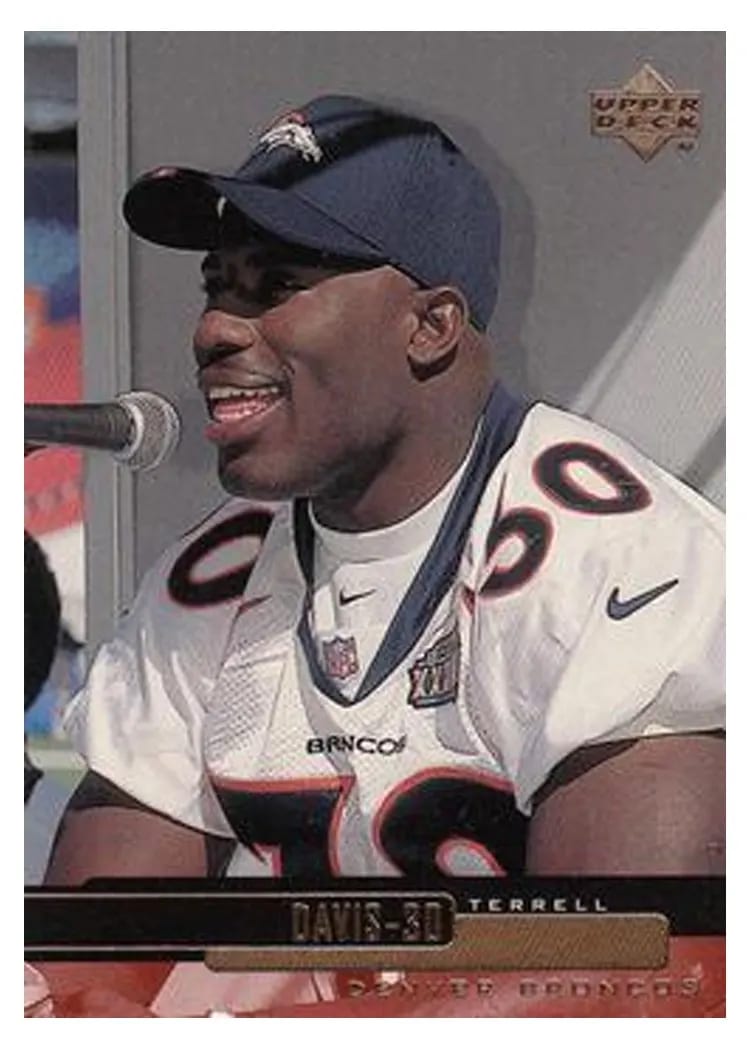 1999 Upper Deck Terrell Davis #67 card