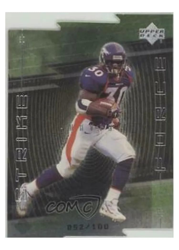 1999 Upper Deck Strike Force Terrell Davis Silver #SF26 card