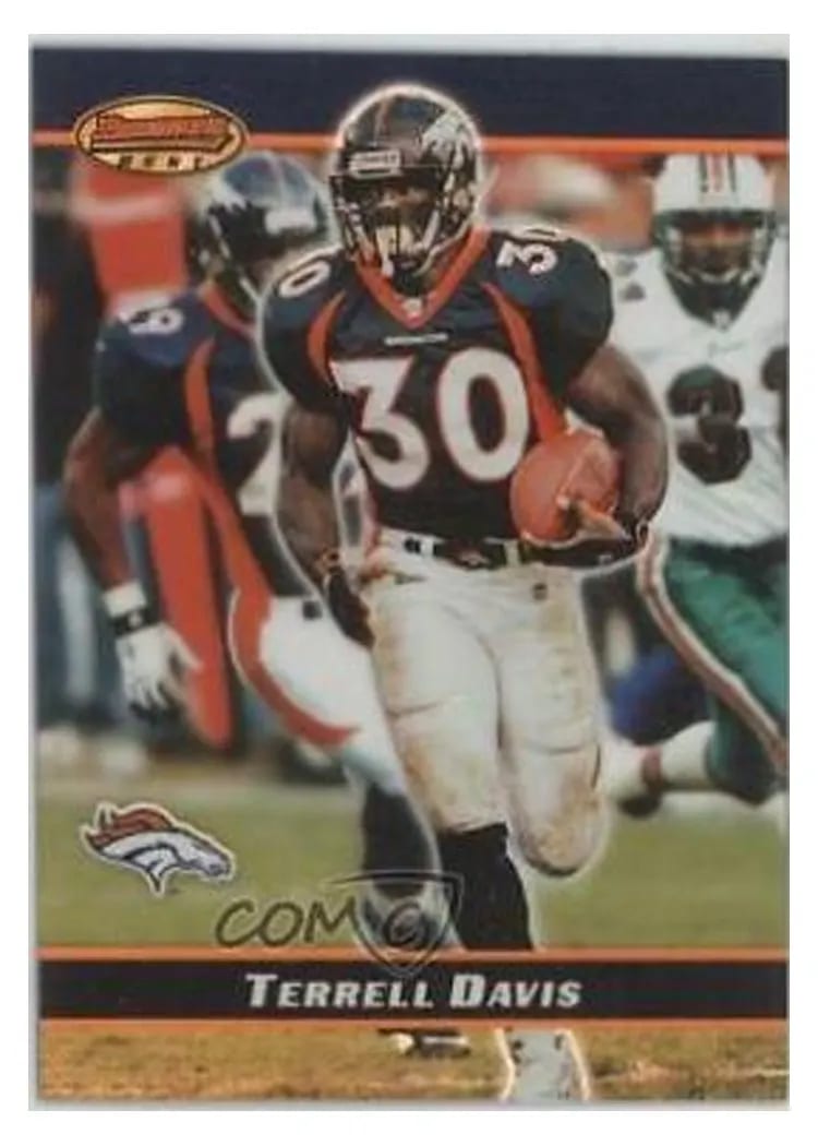 2000 Bowman's Best Terrell Davis #42 card