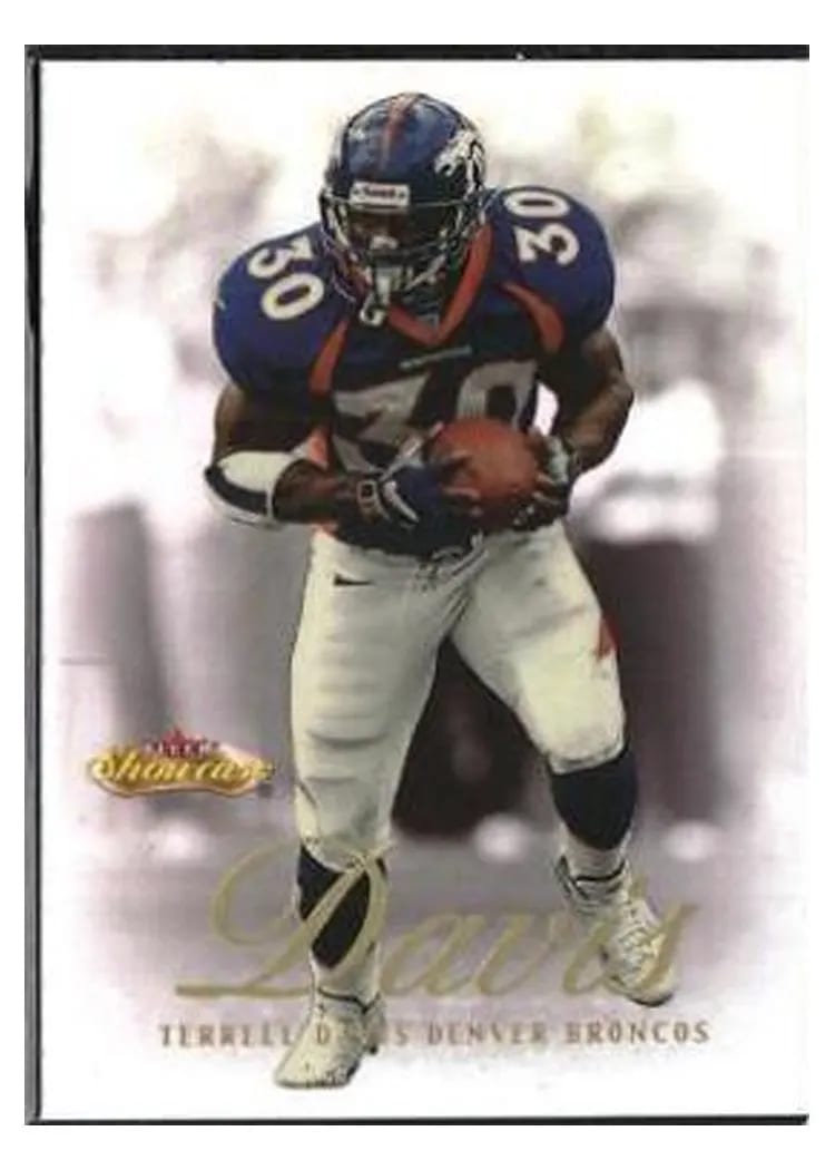 2000 Fleer Showcase Terrell Davis #37 card