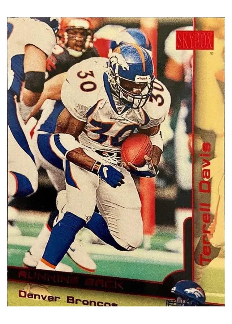 2000 Skybox Terrell Davis #141SR card