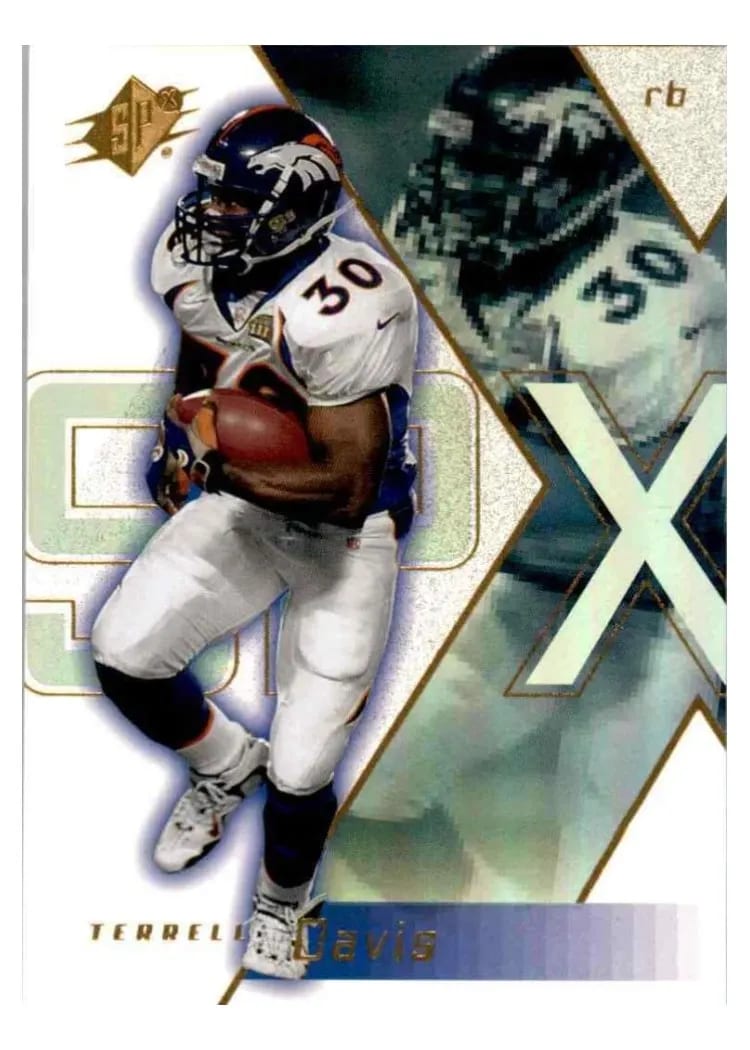 2000 Spx Terrell Davis #25 card