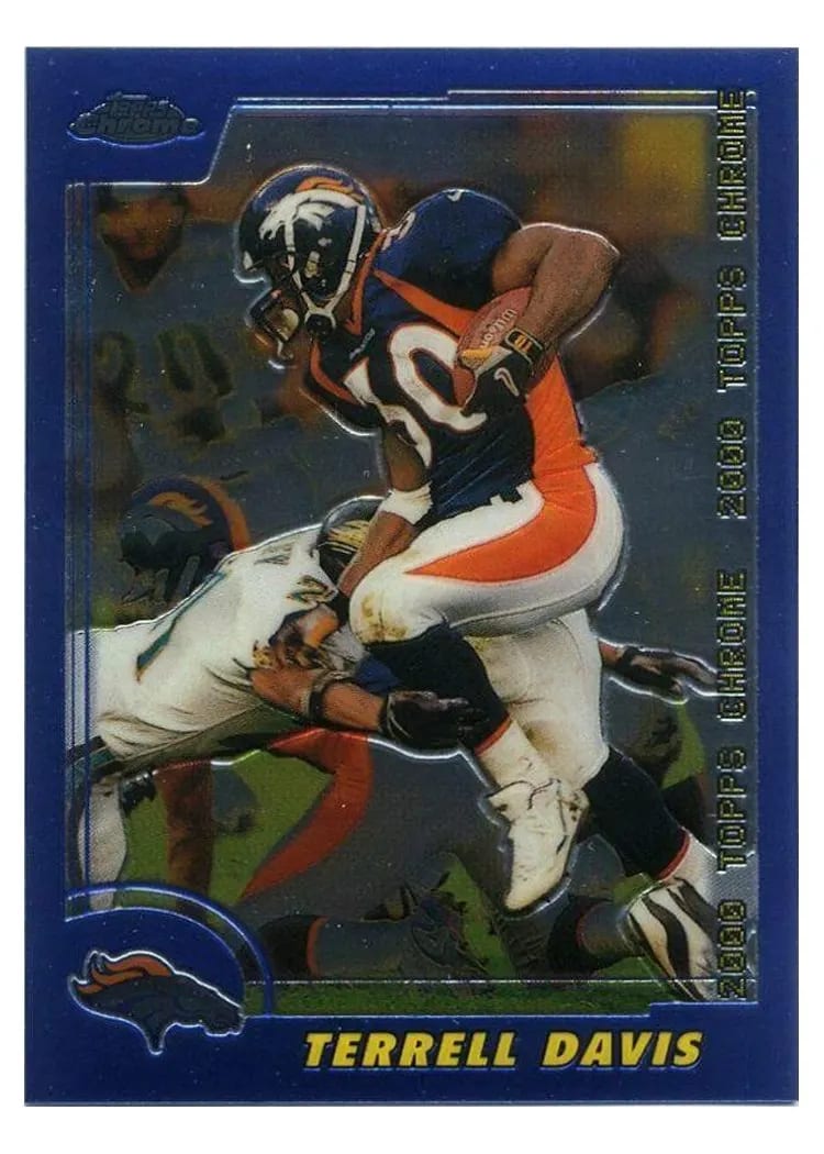 2000 Topps Chrome Terrell Davis #60 card