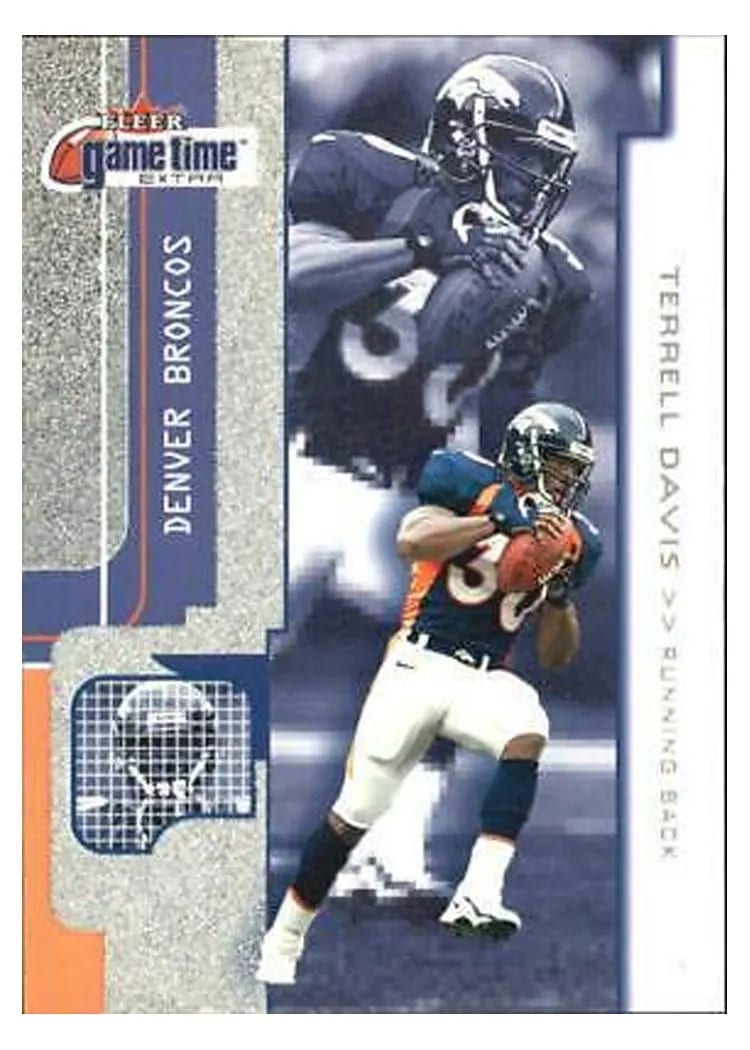 2001 Fleer Game Time Terrell Davis #6 card