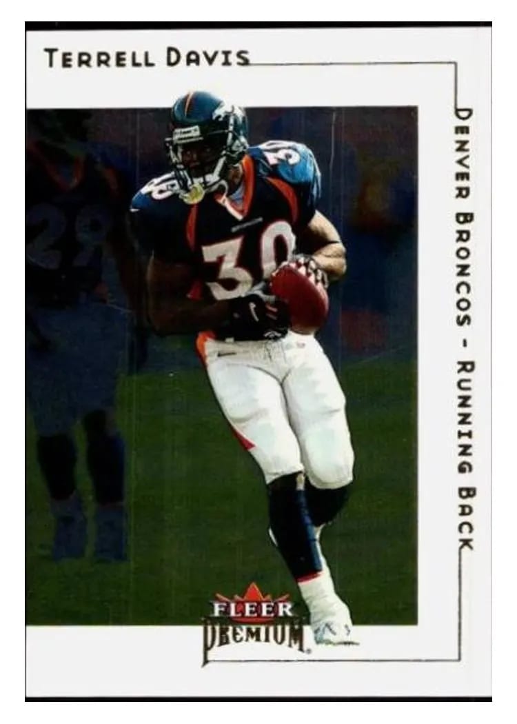 2001 Fleer Premium Terrell Davis #70 card