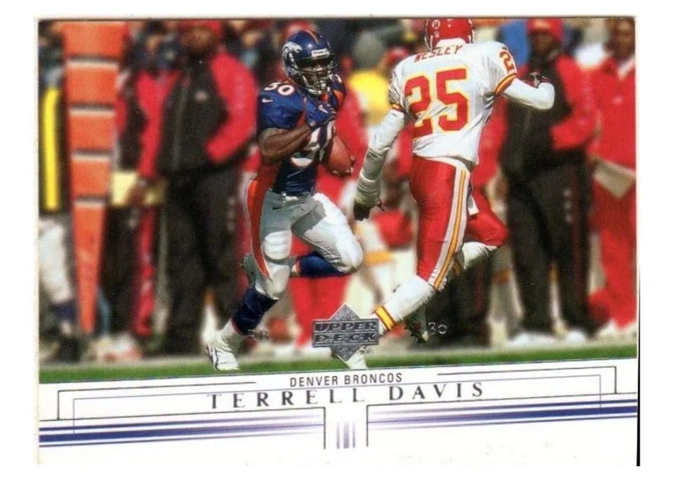 2001 Upper Deck Terrell Davis #52 card
