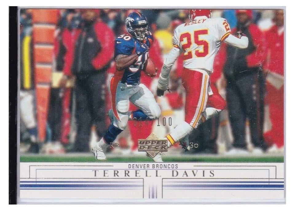 2001 Upper Deck Terrell Davis #52 card