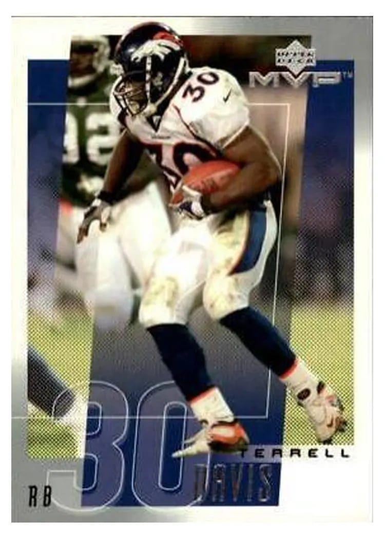 2001 Upper Deck MVP Terrell Davis #78 card