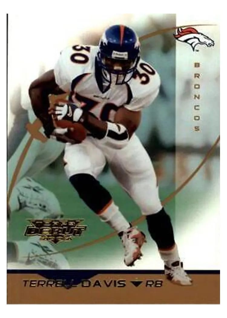 2002 Topps Debut Terrell Davis #37 card