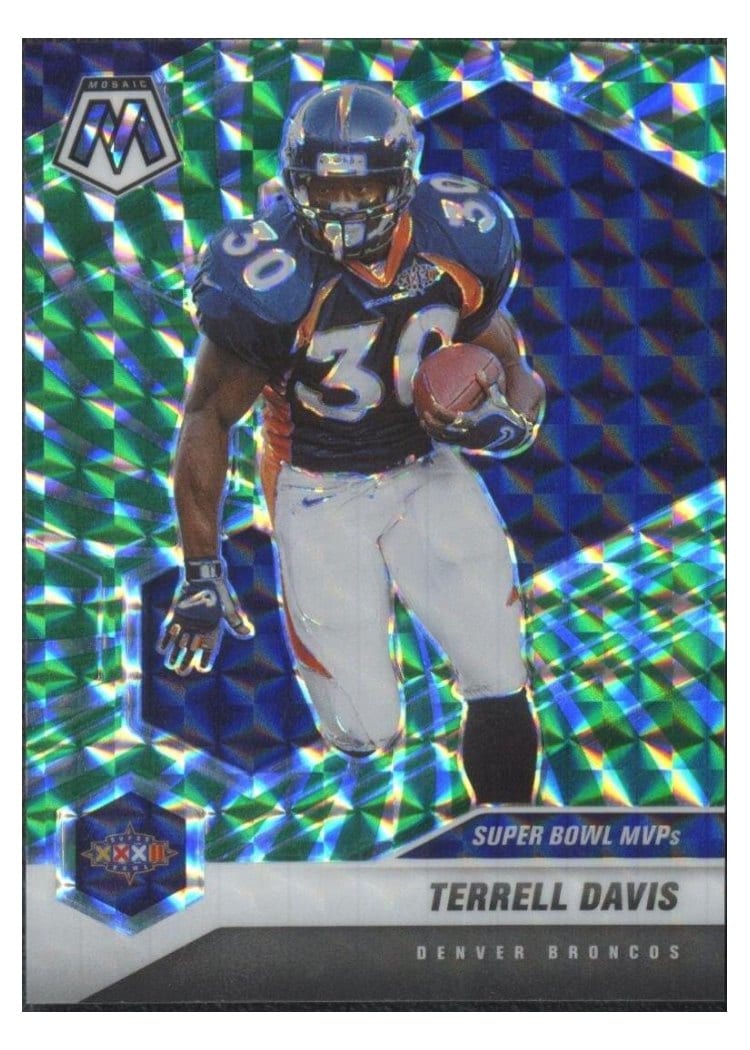 2021 Panini Mosaic Base Set Terrell Davis #296 card