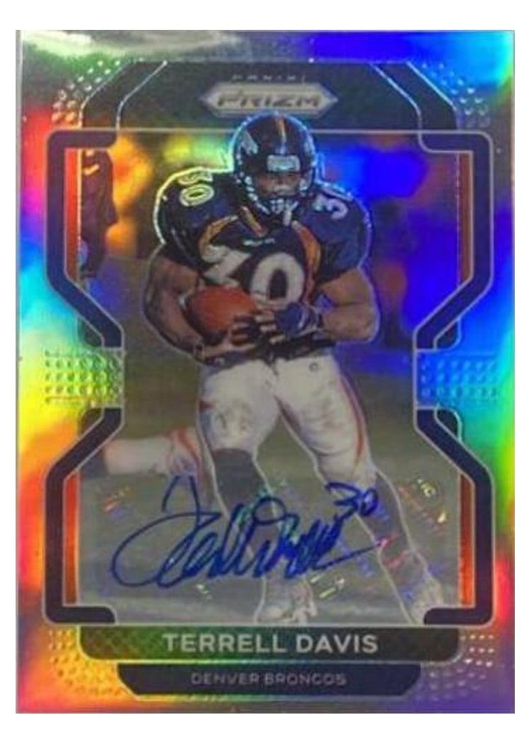 2021 Panini Prizm Base Set Terrell Davis #206 card