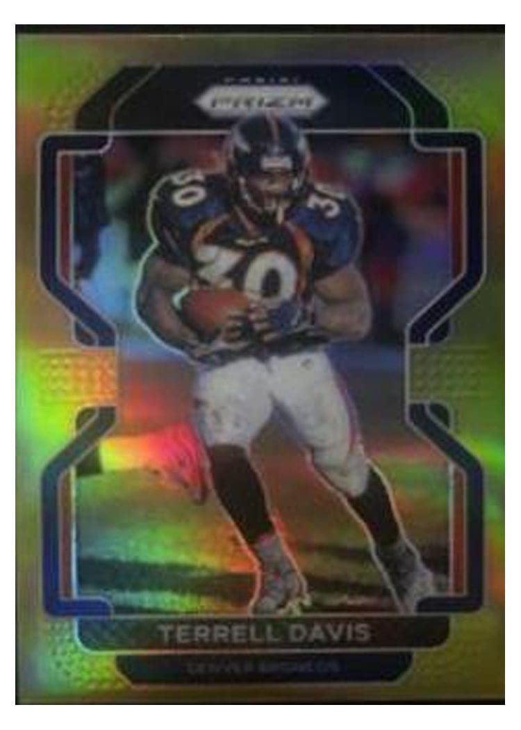 2021 Panini Prizm Base Set Terrell Davis #206 card