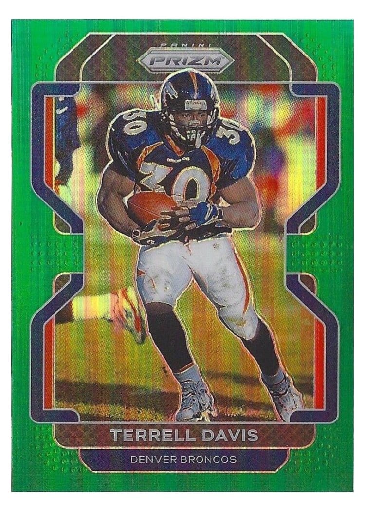 2021 Panini Prizm Base Set Terrell Davis #206 card