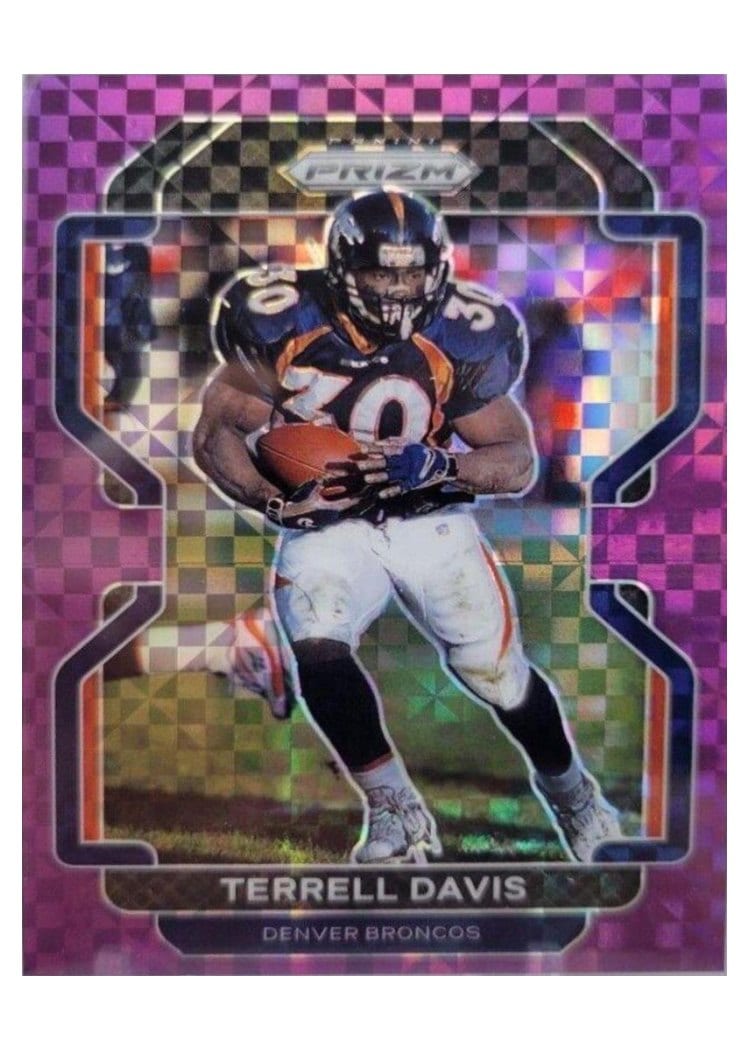 2021 Panini Prizm Base Set Terrell Davis #206 card
