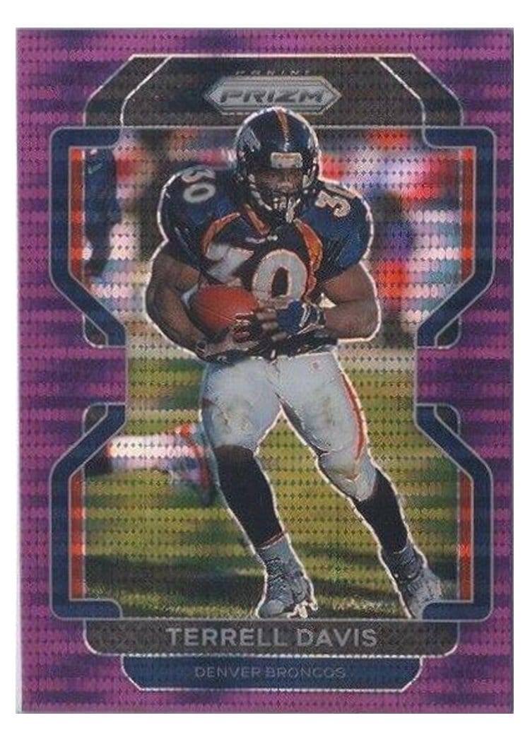 2021 Panini Prizm Base Set Terrell Davis #206 card