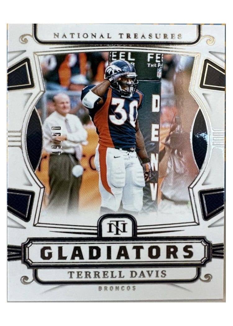 2024 Panini National Treasures Gladiators Terrell Davis #6 card