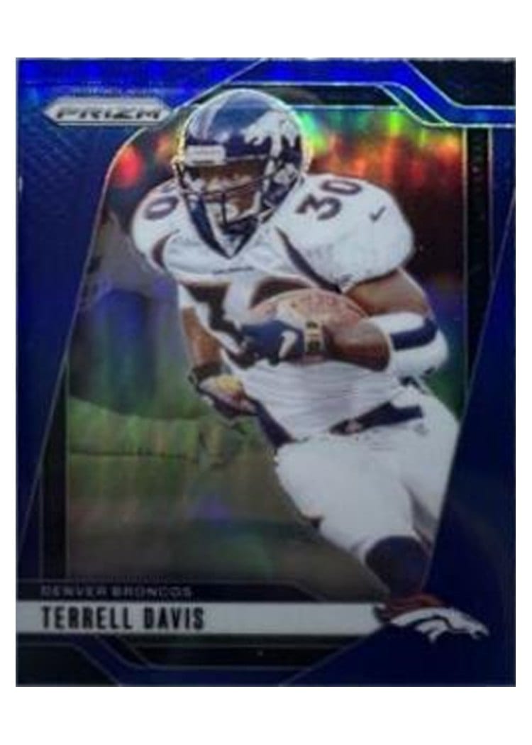 2024 Panini Prizm Base Set Terrell Davis Blue #91 card