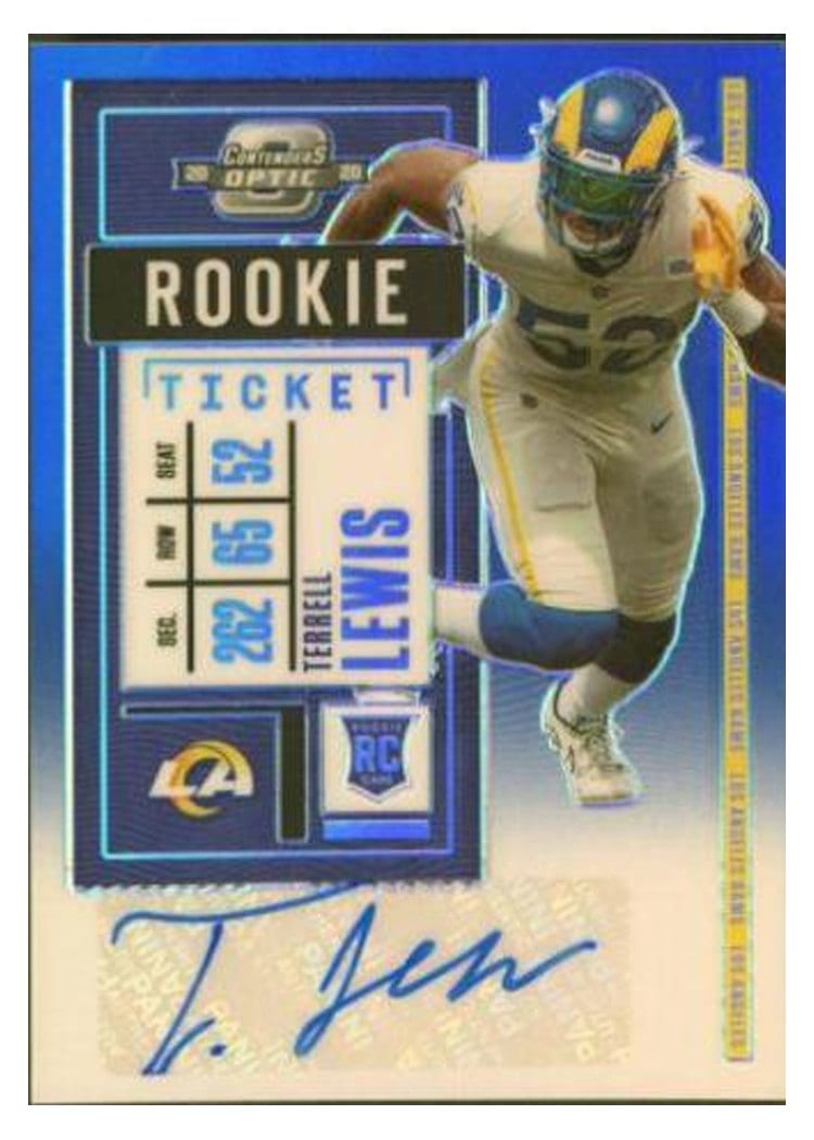 2020 Panini Contenders Optic Base Set Terrell Lewis #166 card
