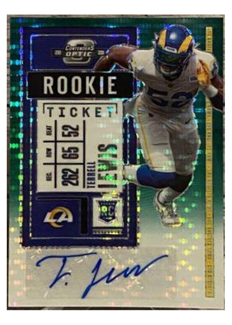 2020 Panini Contenders Optic Base Set Terrell Lewis #166 card