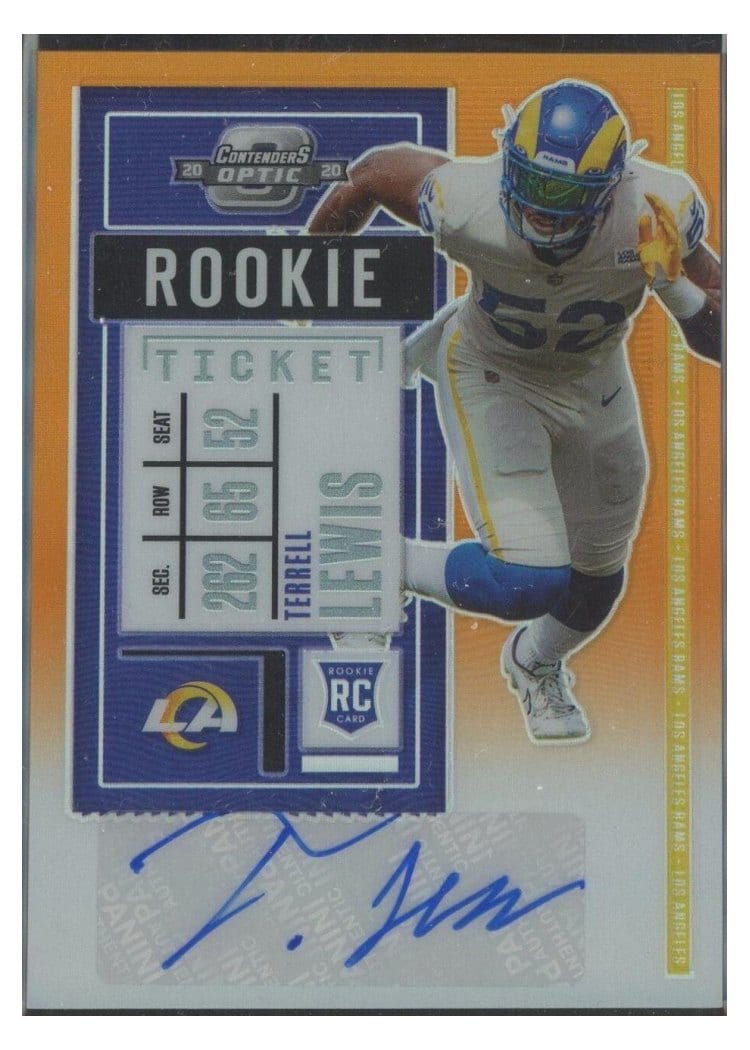 2020 Panini Contenders Optic Base Set Terrell Lewis #166 card