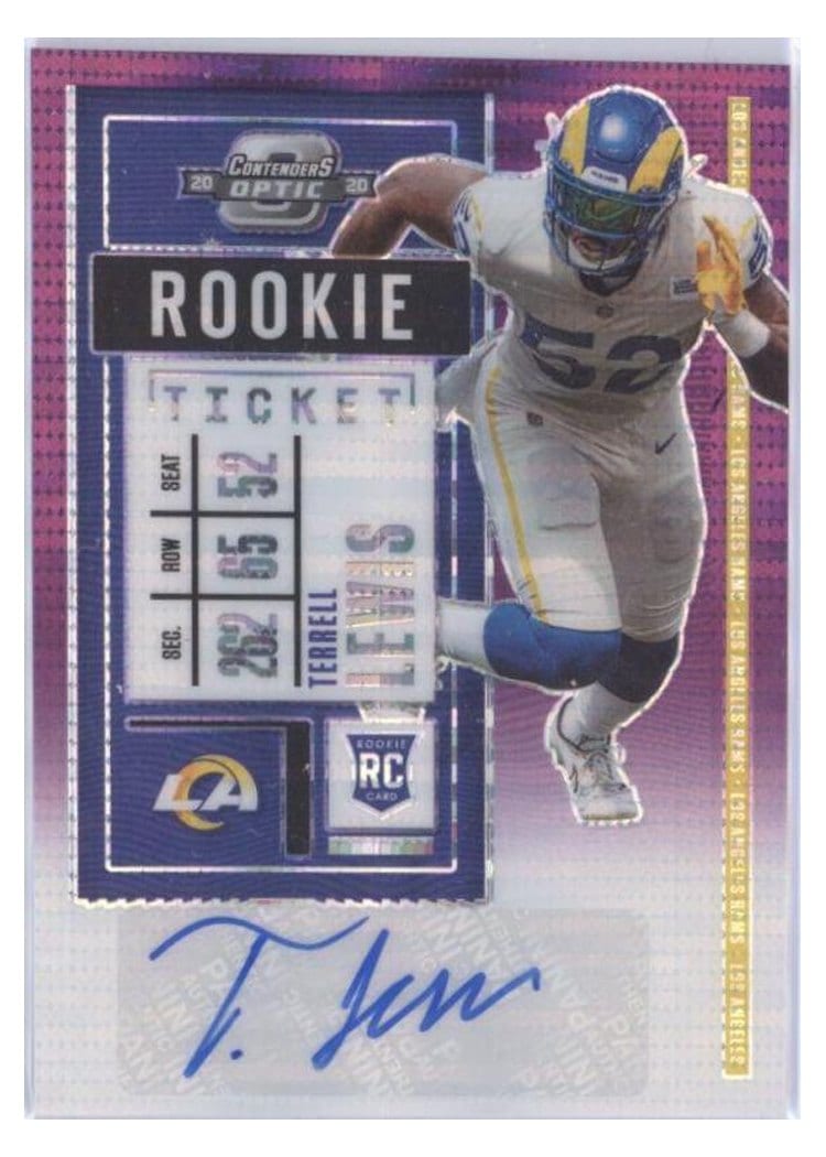 2020 Panini Contenders Optic Base Set Terrell Lewis #166 card