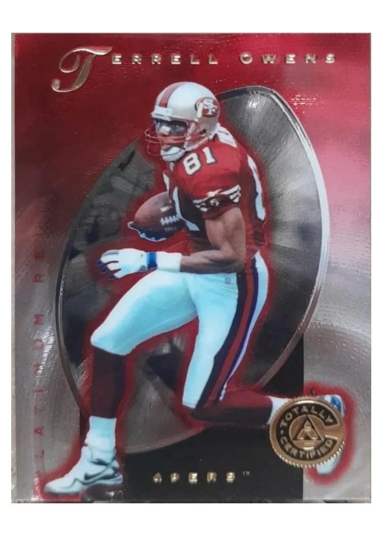 1997 Pinnacle Totally Certified Terrell Owens #27 card