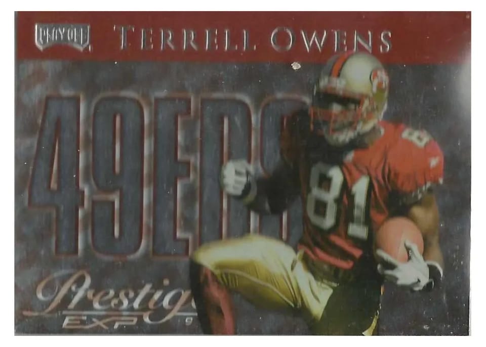 1999 Playoff Prestige Exp Terrell Owens #CL26 card