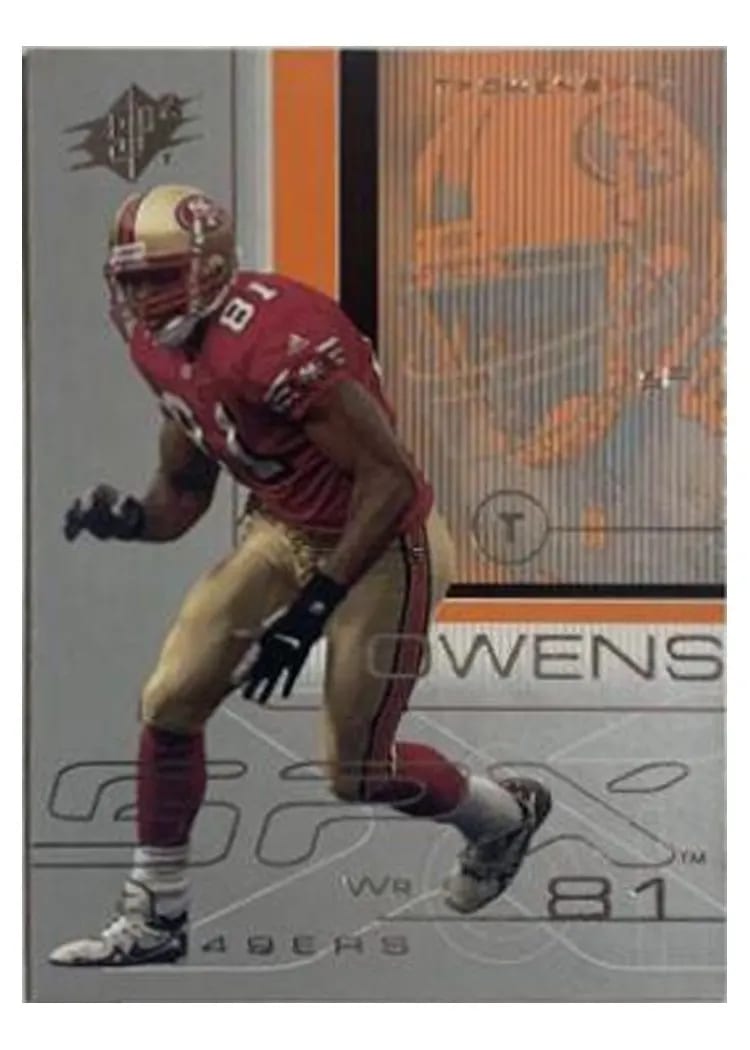 2001 Spx Terrell Owens #79 card