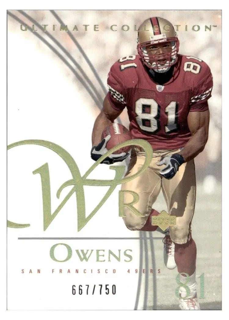 2003 Ultimate Collection Terrell Owens #42 card
