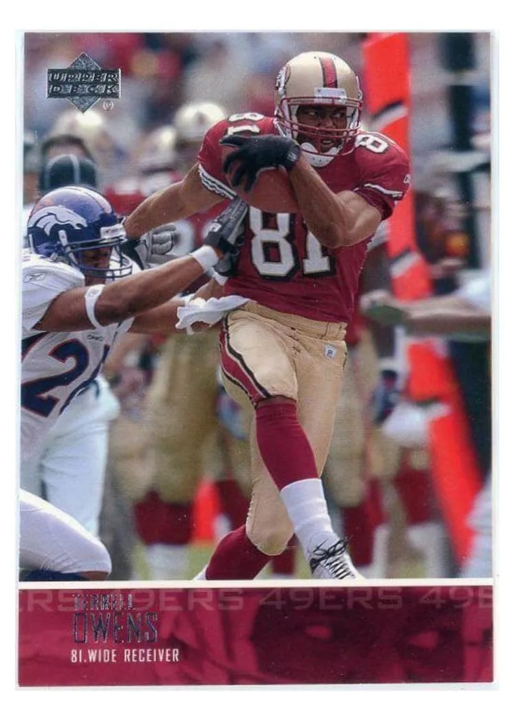 2003 Upper Deck Terrell Owens #38 card