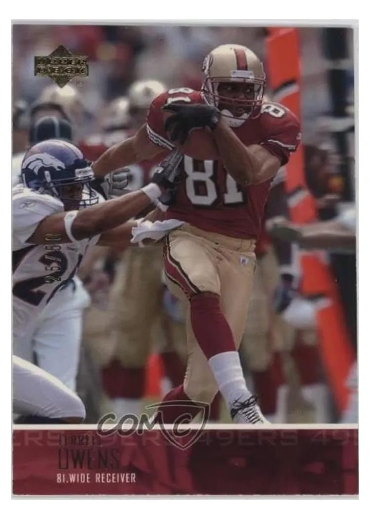 2003 Upper Deck Terrell Owens Gold #38 card