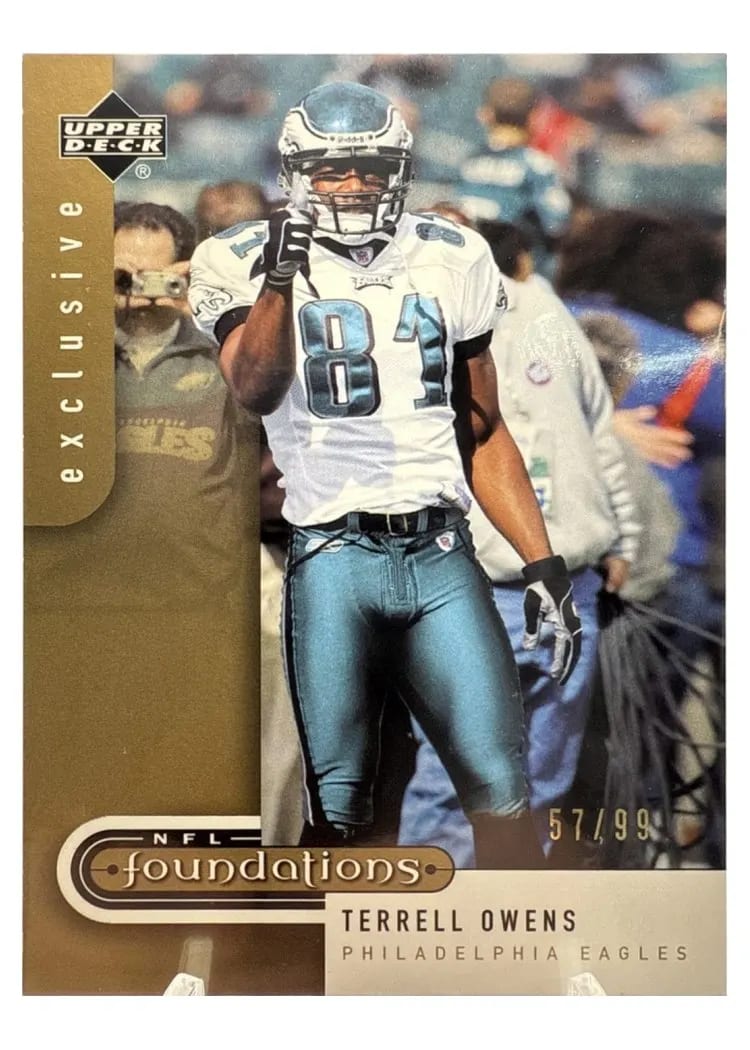 2005 Upper Deck Foundations Terrell Owens #72 card