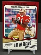 2024 Panini Prestige For the Record Terrell Owens #FR-TO card