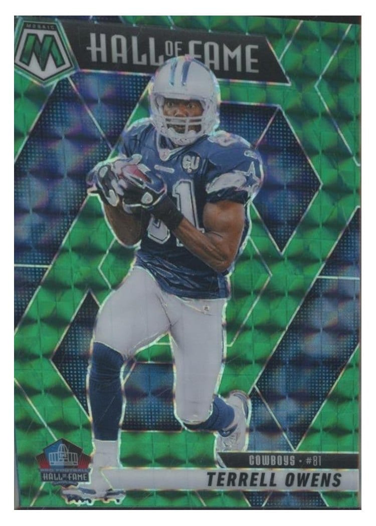 2025 Panini Mosaic Base Set Terrell Owens #297 card